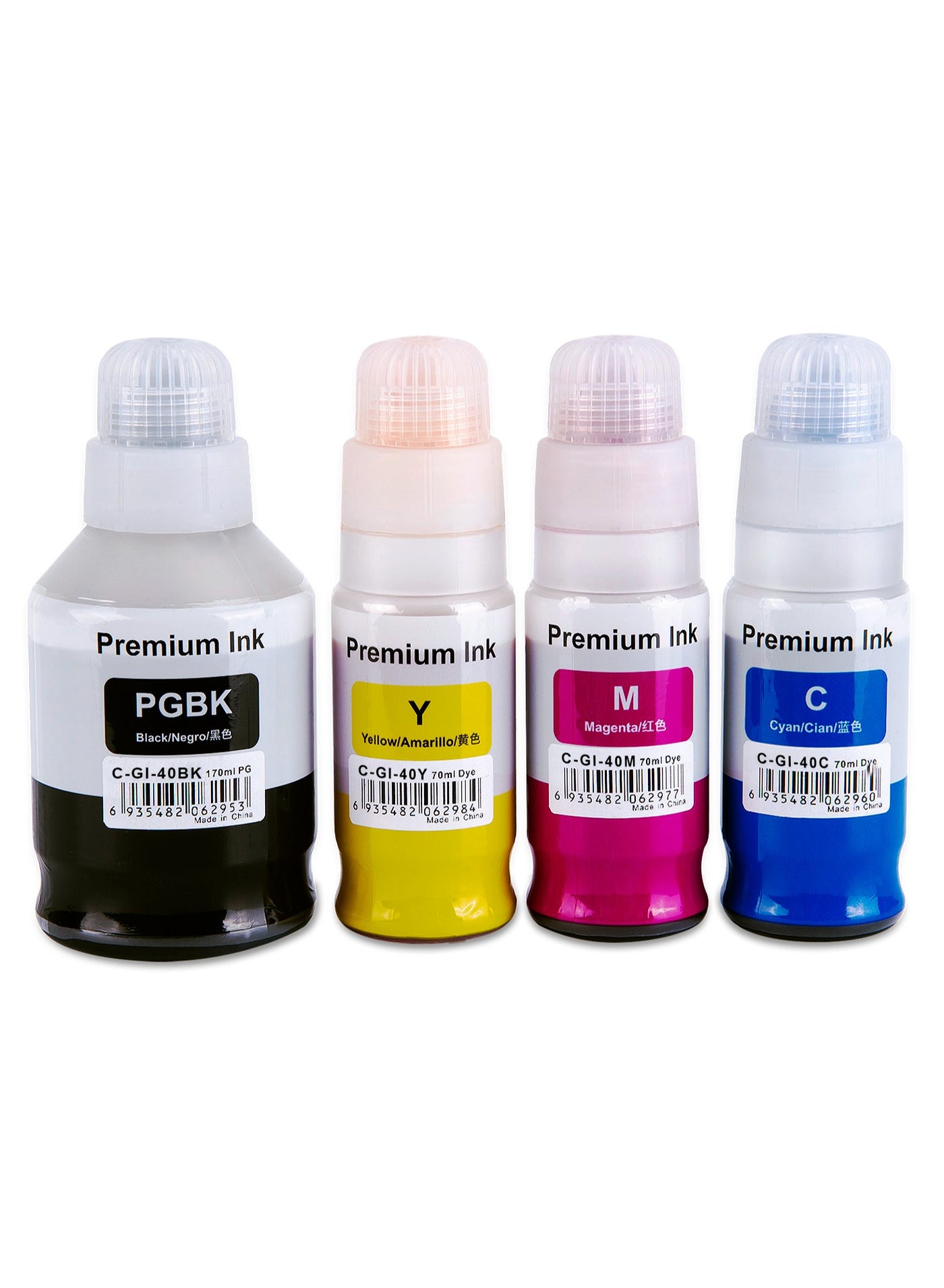 Generic ink GI-40 for Canon 4-Pack PigmentBlack…