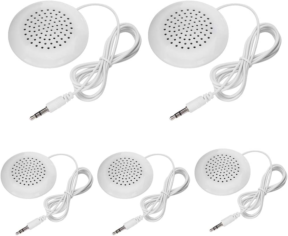 5pcs DIY Pillow Speaker, New 3.5mm Mini Stereo…