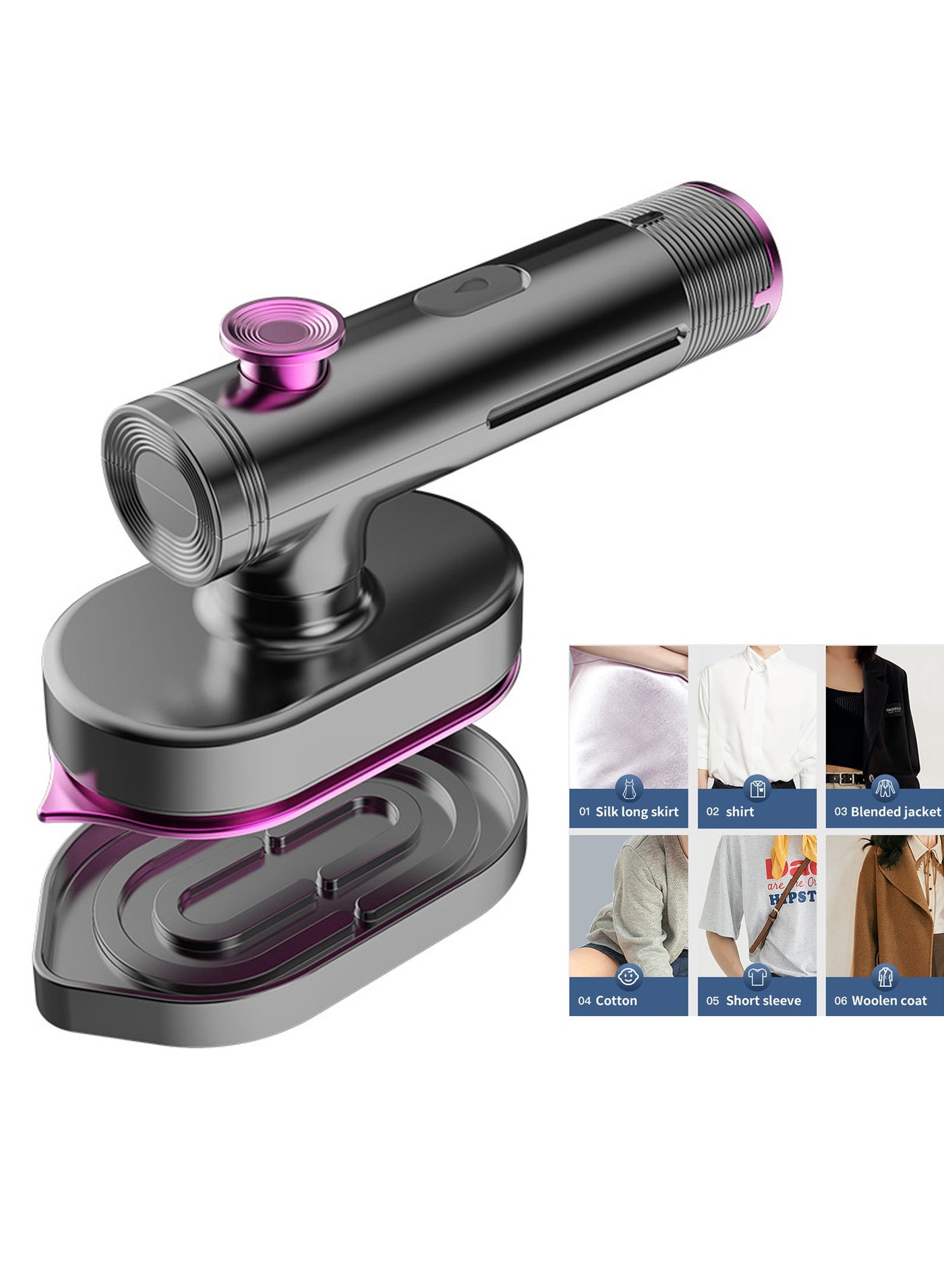 Mini Steamer Travel Steam Iron Garment Portable Handheld…