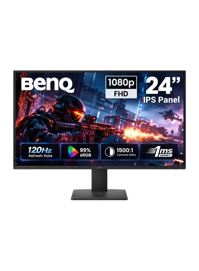Compare 24 Inch FHD IPS Monitor, 120Hz, 99% sRGB,1ms MPRT,EyeCare Technology, Eyesafe Certified, HDMI 1.4, DisplayPort 1.2, VESA MediaSync, UltraThin Bezel, Low Blue 2026 Model GW2491P black at KSA Price