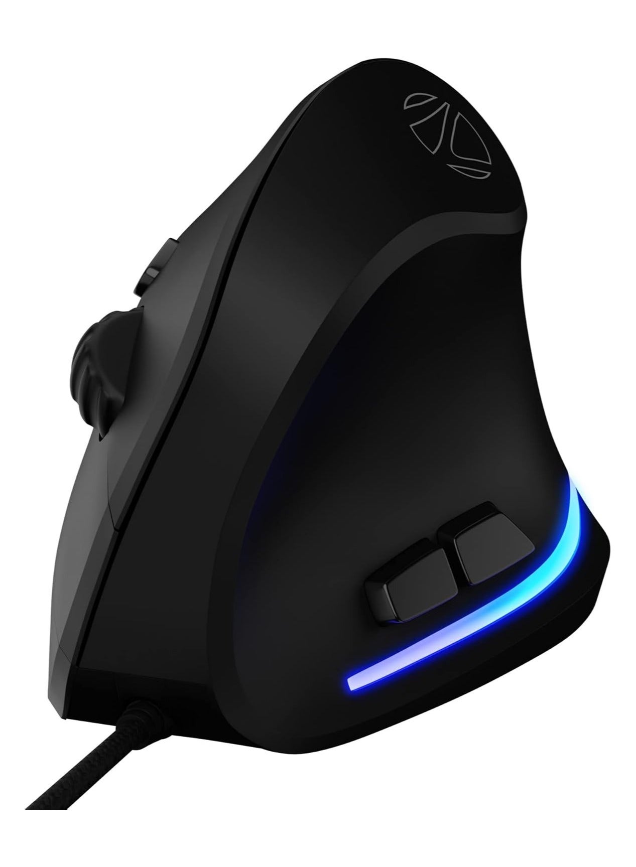 Compare Cozy 6 Button Vertical Gaming Mouse with 3200 DPI max, 1.8m Braided Cable, Led Lights, high Resolution Sensor, Rubber Finish, Ergonomic Design and Plug Play Usage at KSA Price