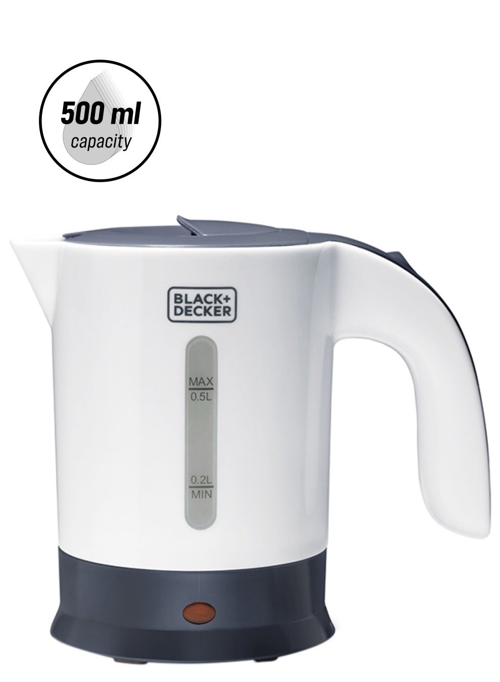 Compare Dual Voltage Electric Travel Kettle 650W 0.5 L 650 W TR250JAB5 WhiteGrey at KSA Price
