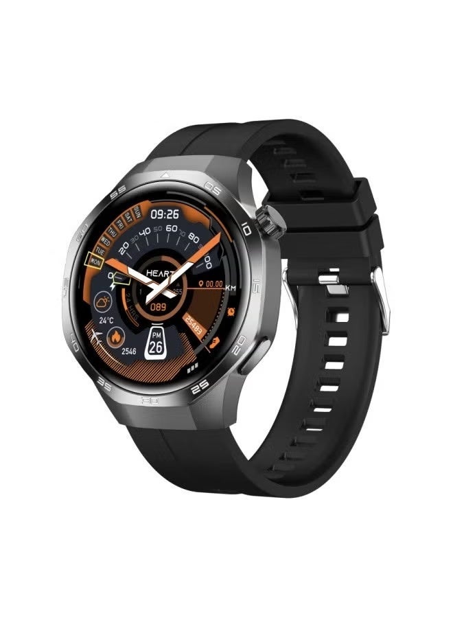Compare Smart Watch GT5 MAX with Bluetooth Call Function AnswerMake Calls, Fitness Tracking Watch with Sleep Monitoring Function, for iPhoneAndroid, IP68 Waterproof Leather Black at KSA Price