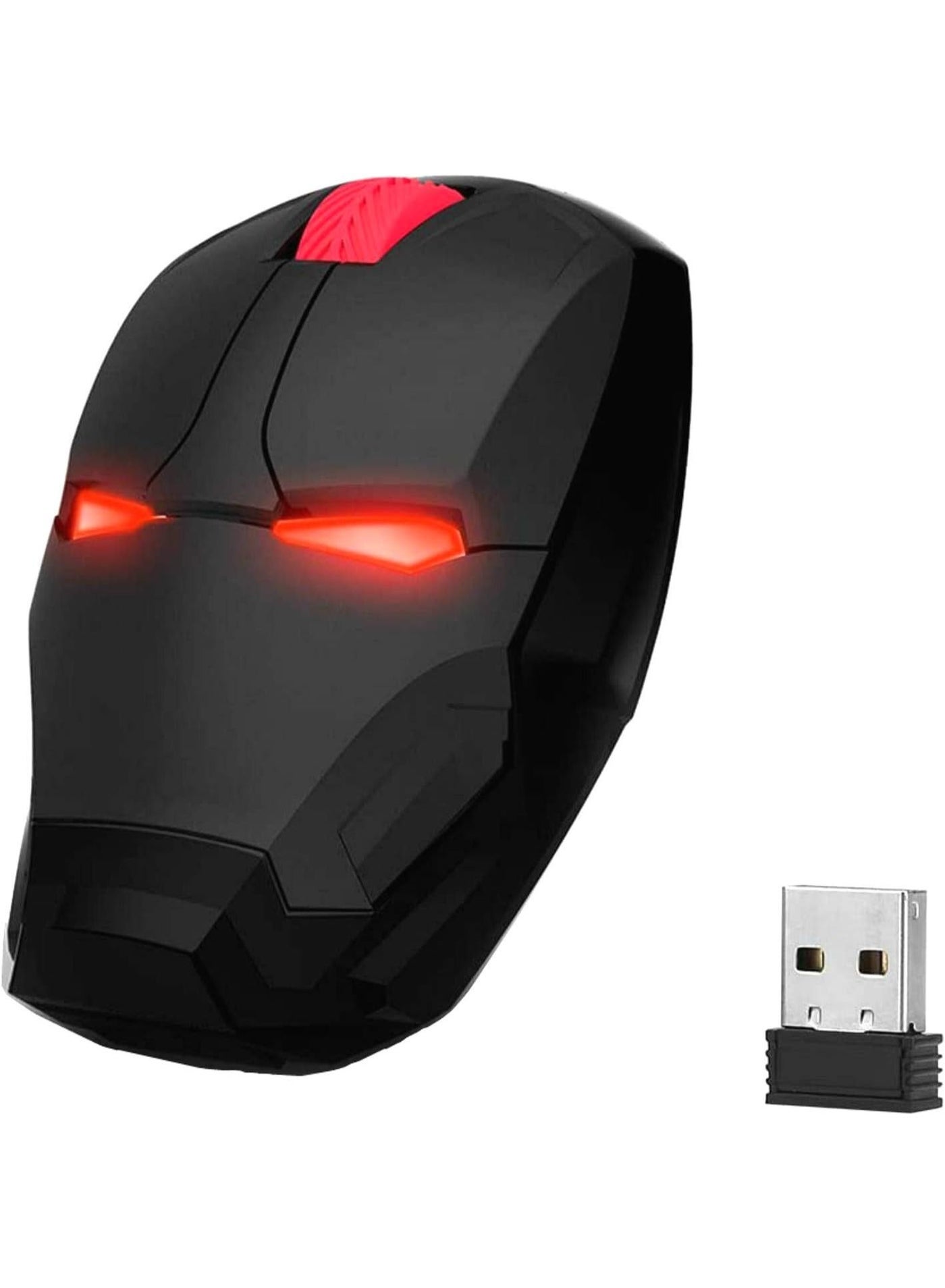 Compare Wireless Mouse Cool Gaming Mice with USB Receiver Less Noise2.4G Portable Mobile Optical Computer Mouse for Notebook PC Laptop Computer MacBook Black at KSA Price