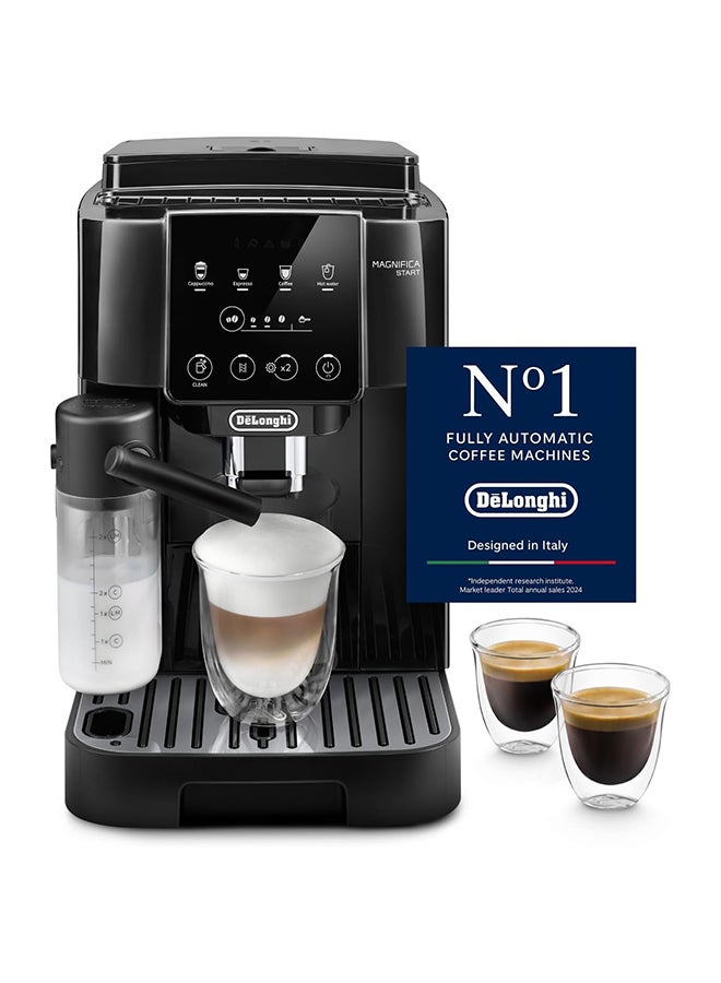 Compare Coffee Machine MAGNIFICA START Fully Automatic Bean to Cup Coffee Machine, 8+ Functions, Ideal for Espresso, Americano, Cappuccino, Latte, Macchiato & Many More Coffee Recipes 1.8 L 1450 W ECAM220.60.B Black at KSA Price