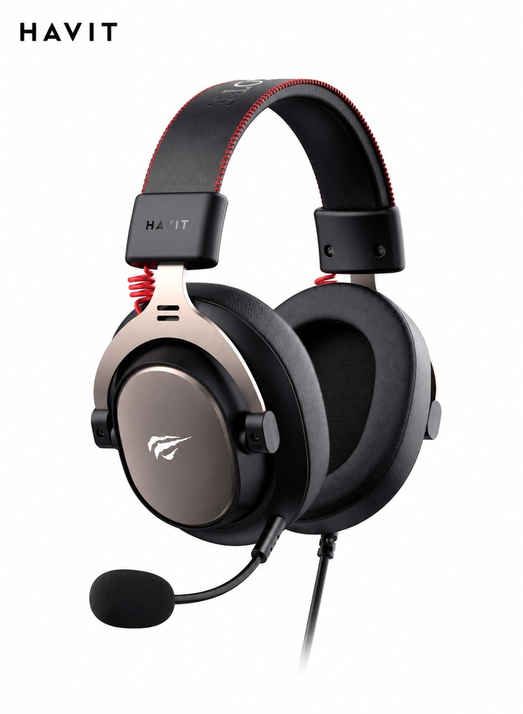 Havit Pro Gaming Headset with Detachable Mic, 53mm…