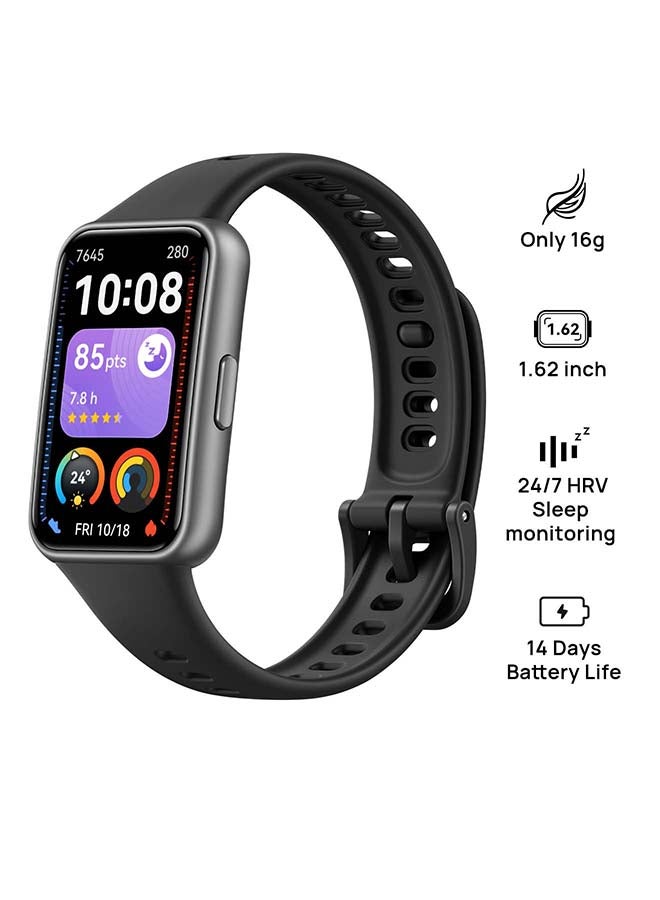 Compare Band 11 Smart Watch, Enhanced Sleep Tracking, Health & Fitness Tracker, Up to 14day Battery Life, UltraSlim & Comfort Wear, iOS & Android Compatible, Online Exclusive, Black Polymer Case at KSA Price