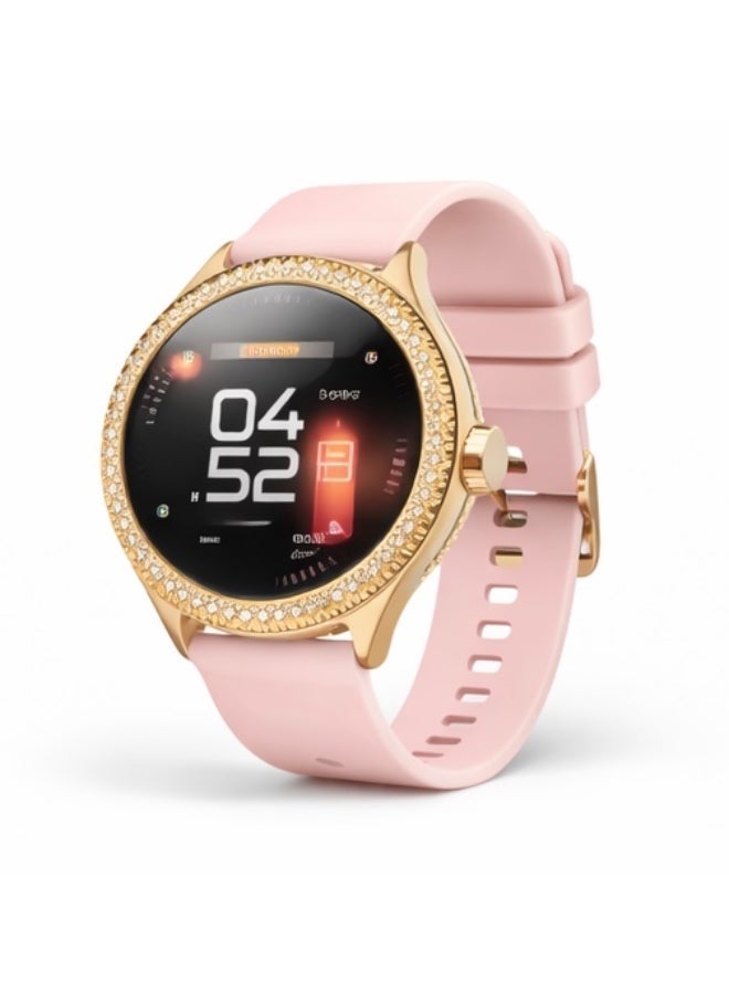 Compare HainoTeko G18 Mini Smart Watch for Women | Real AMOLED Display | Bluetooth Calling | 3 Straps Included | Luxury Gold Design | Android & iOS Compatible at KSA Price