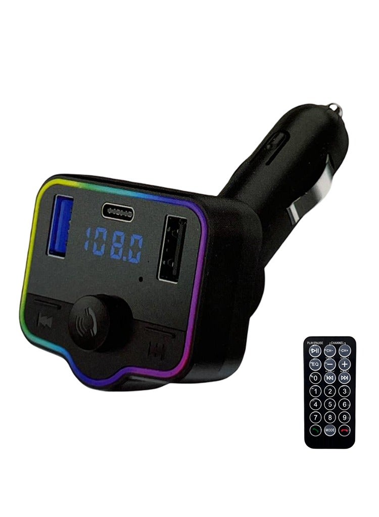Mr.Smart Bluetooth Car FM Transmitter, LED…