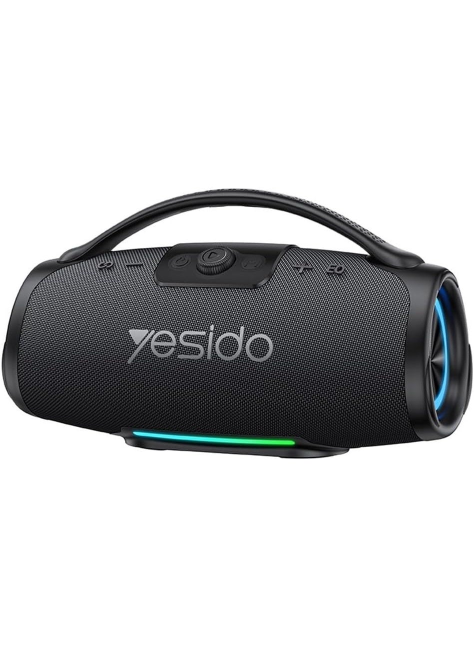 Compare Large Party Bluetooth Speaker, 120W Peak Powerful Loud Sound with Deep Bass, 310Hr Playtime, Fast Charge, RGB Cool Light Show, TWS, Portable for Outdoor Beach, Camping, Backyard, Work, Home at KSA Price