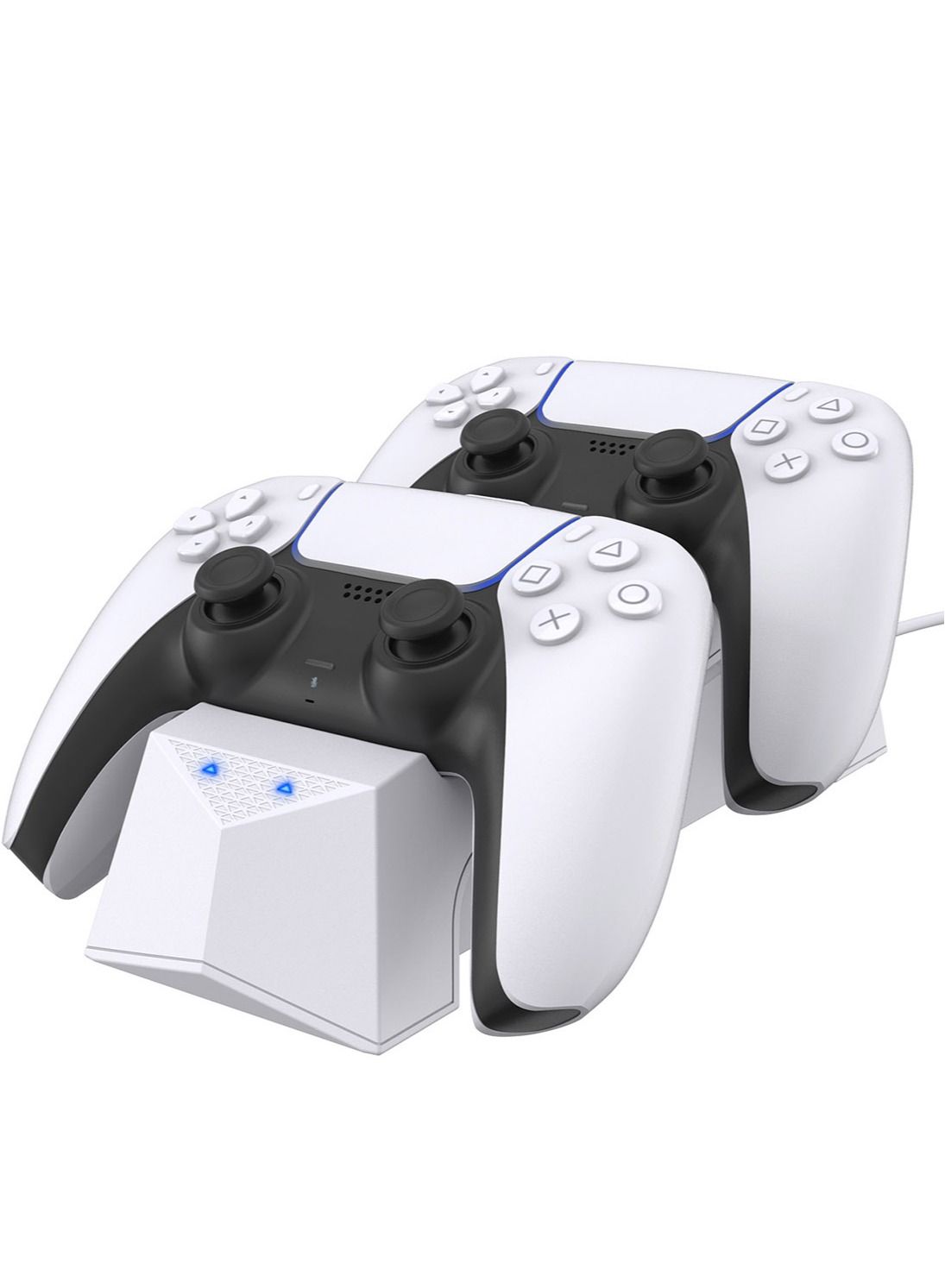 Compare Dual Charging Dock for Playstation 5  PS5 charging station for DualSense Wireless controllers  White at KSA Price