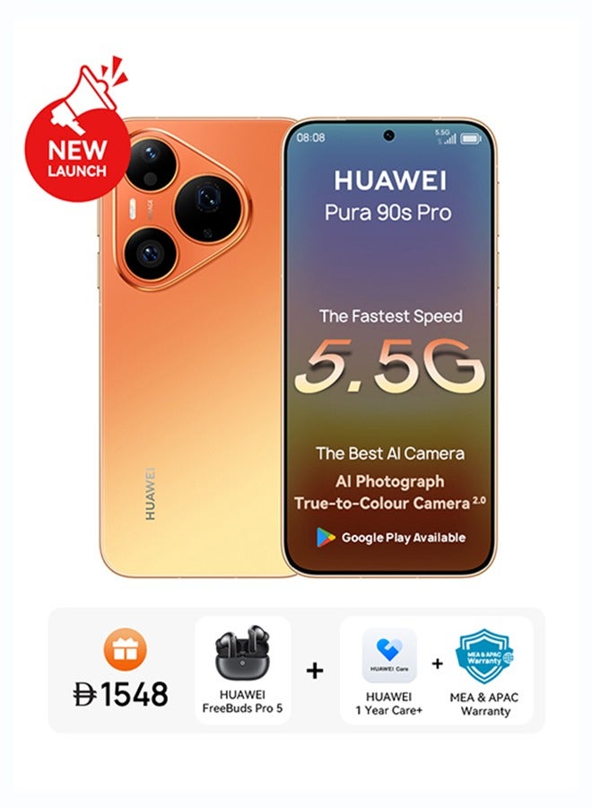 Pura 90s Pro 5.5G AI Dual SIM Orange Soda…