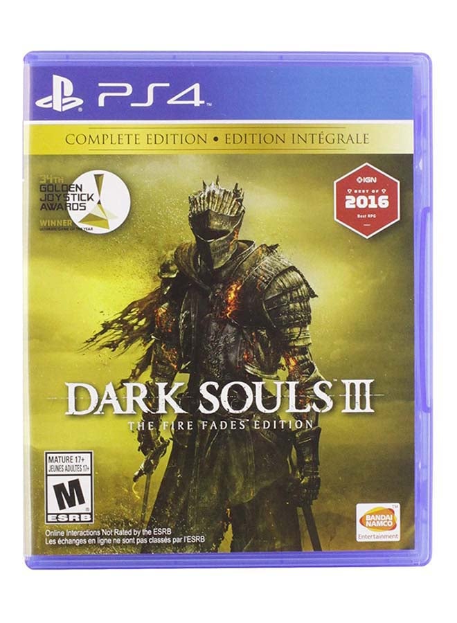 Compare Dark Souls III: The Fire Fades Edition  PlayStation 4  Role Playing  playstation_4_ps4 at KSA Price