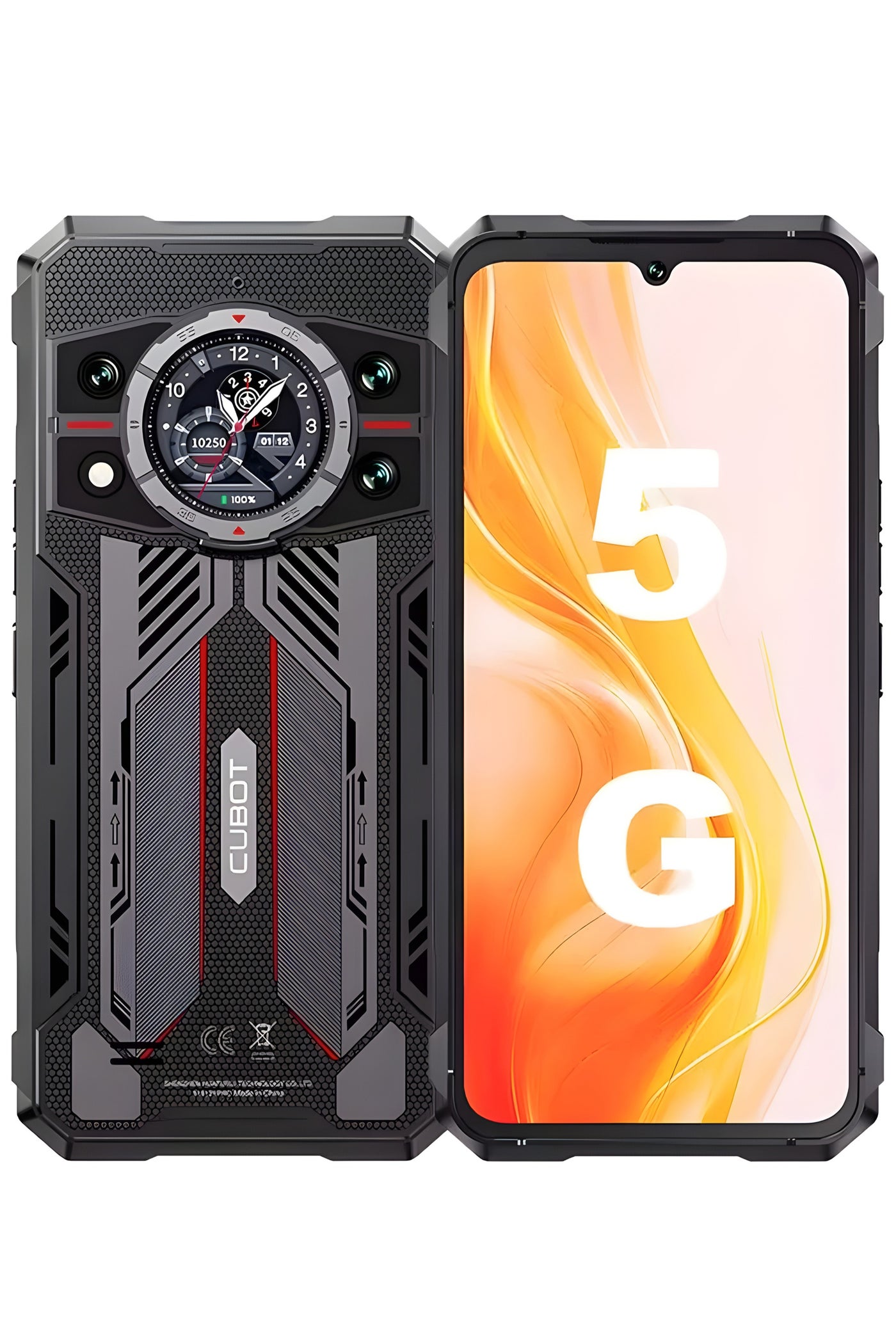 Compare KingKong 11 5G Rugged Smartphone 6.72 Inch 120Hz FHD+ Screen,Android15, Dual SIM, 16GB RAM+256GB ROM 10200mAh Battery 108MP Rear+32MP Front Camera, OTG, NFC Waterproof Mobile Phone Black at KSA Price