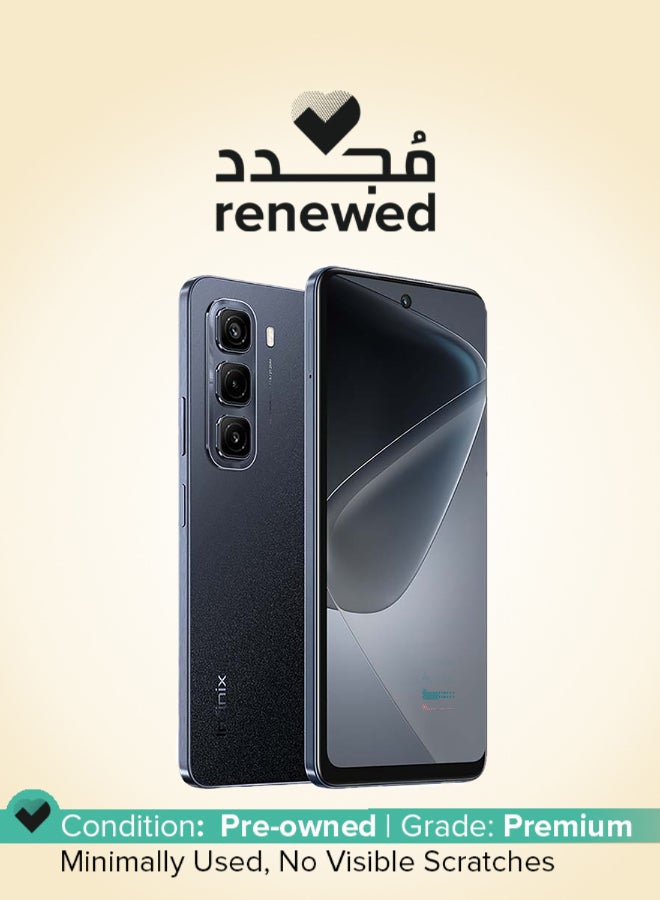 Compare Renewed  Hot 50 Dual SIM Sleek Black 8+8GB RAM 256GB 4G  International Version at KSA Price