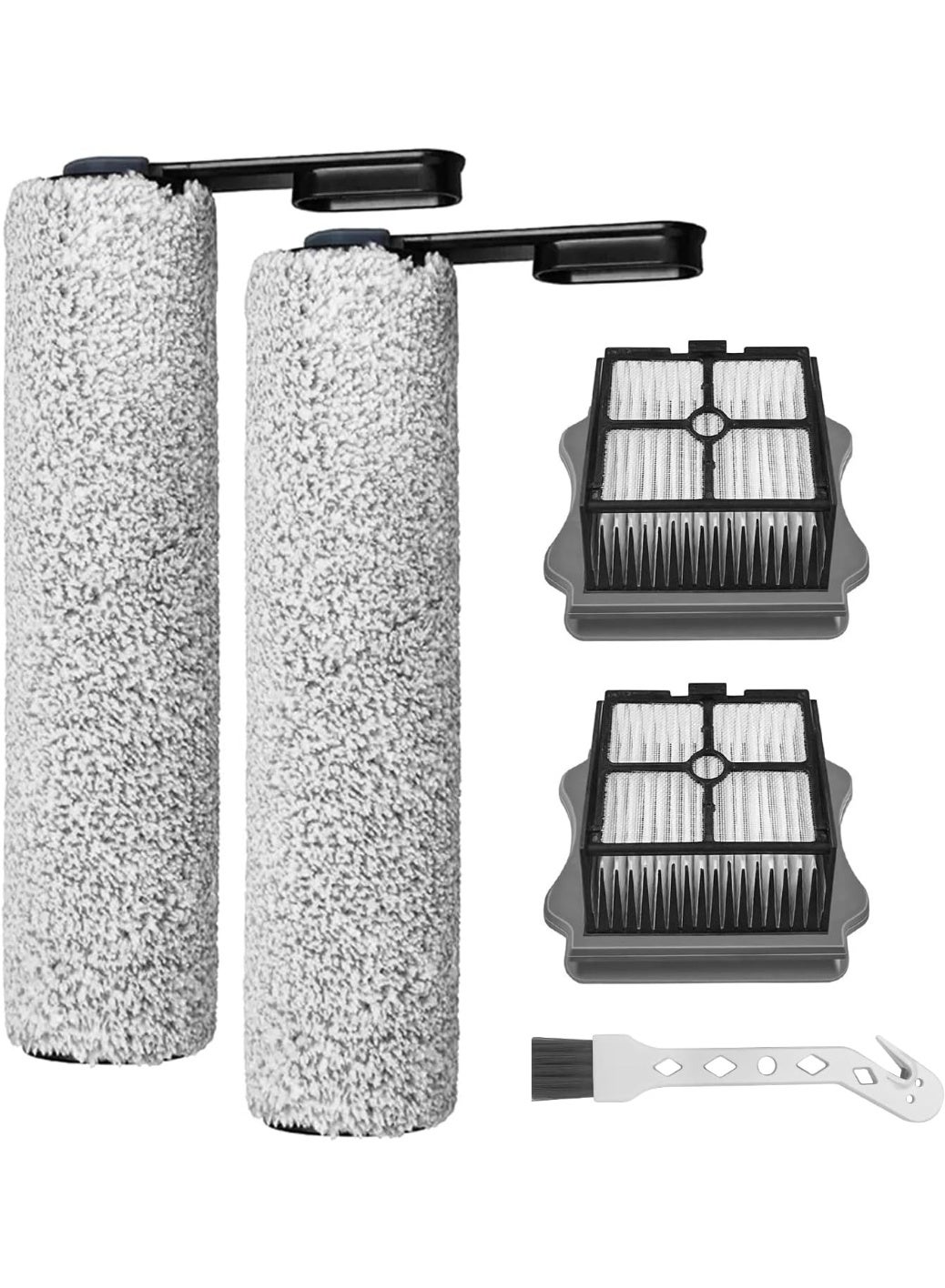 Compare Brush Roller and Filter for Tineco Floor One S5  Floor One S5 Pro Cordless Wet and Dry Vacuum Cleaner Replacement Parts, 2 Brush Roller + 2 Filters + 1 Cleaning Brush at KSA Price