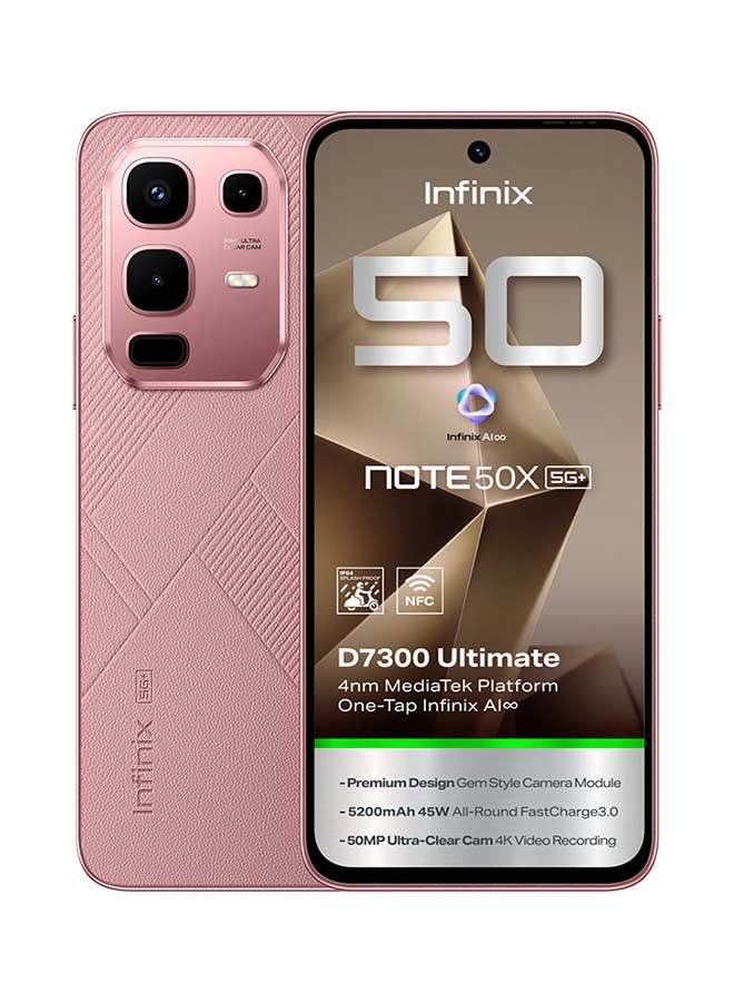 Note 50 X Dual SIM Sunset Spice Pink 8+8GB…