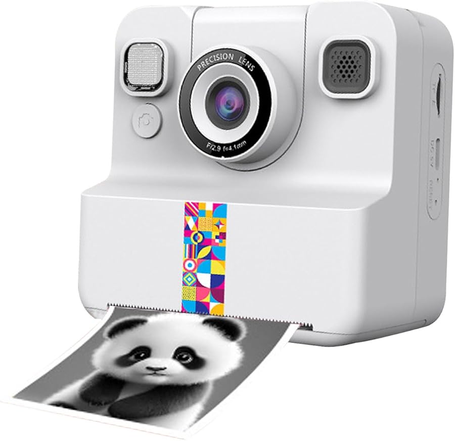 Kids Instant Print Camera 24MP 1080P Video 2 4…