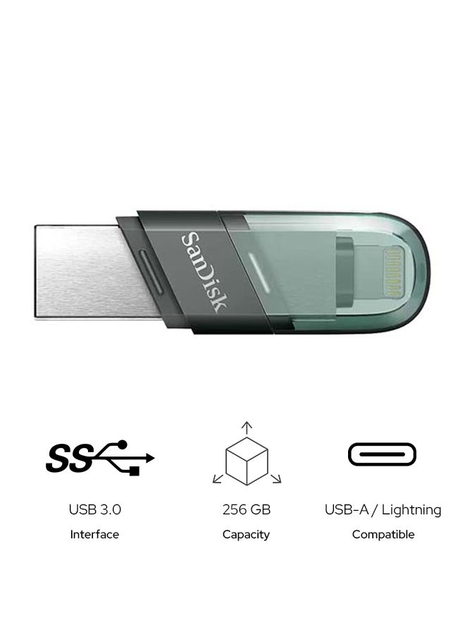 Compare 256GB iXpand Flash Drive Flip  Read Speed 130 MBps USB Type A + Lightning 256 GB SDIX90N256GGN6NE at KSA Price