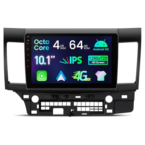 Compare XTRONS Car Stereo for Mitsubishi Lancer, Android 14 Octa Core 4GB RAM 64GB ROM Car Radio, 10.1 Inch IPS Touch Screen GPS Navigation Bluetooth Head Unit DSP Support CarPlay Android Auto 4G LTE at KSA Price