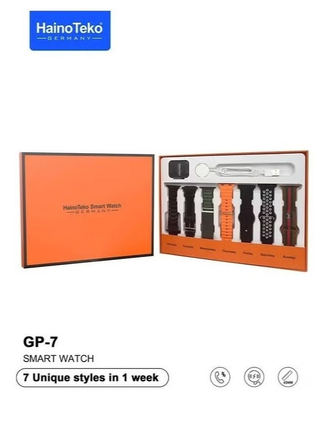 GP 7 Smart Watch with Seven Set Straps &…
