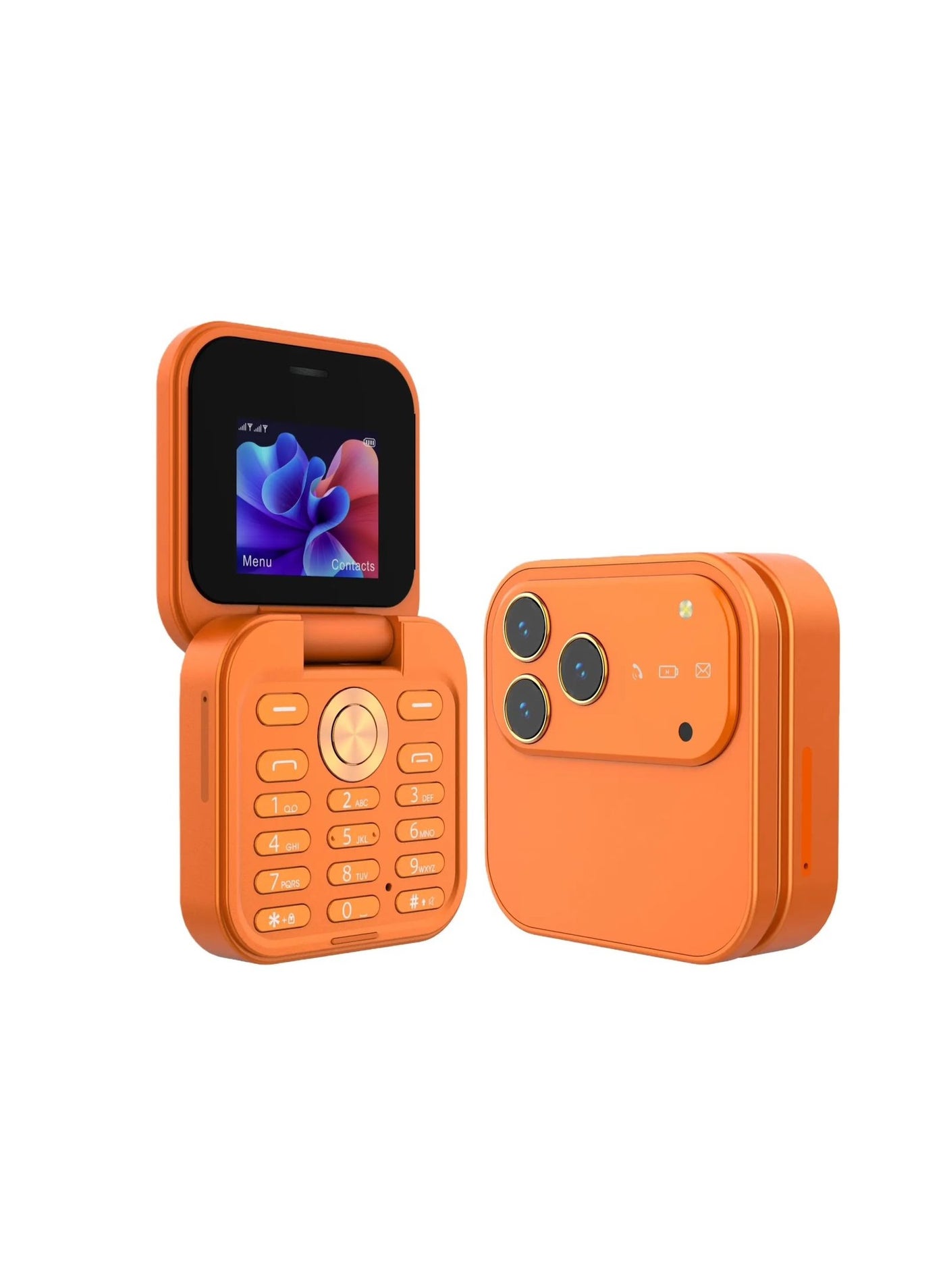 Compare i17 Pro Max Mini Flip Phone – Classic Keypad, Dual SIM, UltraCompact Portable Mobile at KSA Price