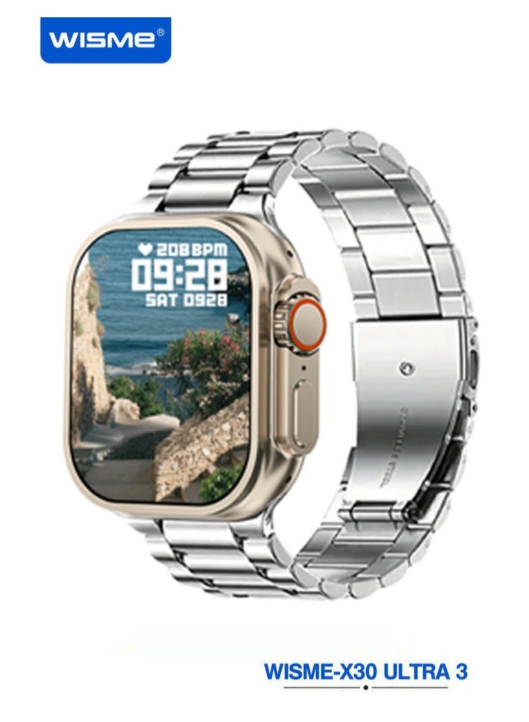 WISME-X30 ULTRA 3 Multi-Function Waterproof Smartwatch…