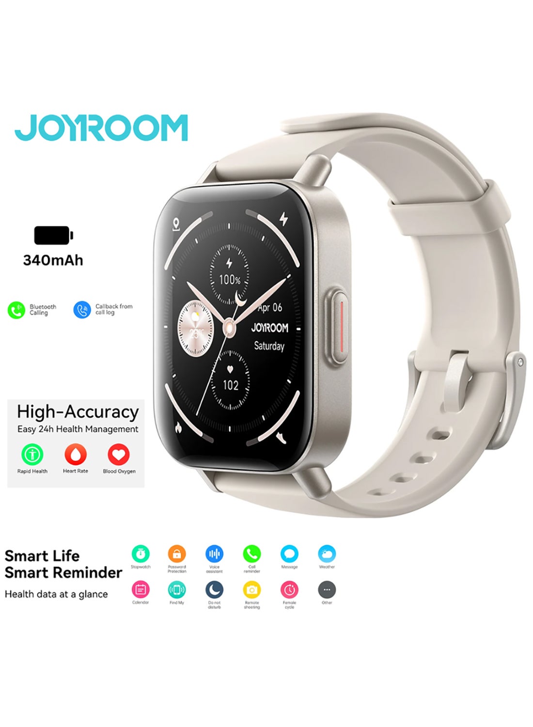 350 mAh JR-FT3S Smart Watch Can Make and…