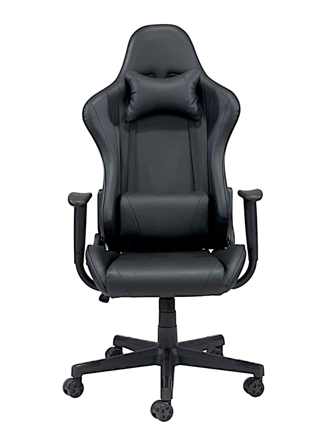 Compare SBF Ergonomic High Back PU Leather Office Chair | Reclining Backrest up to 180° | Gaming Chair with Adjustable Height, Headrest, and Lumbar Support, Black at KSA Price