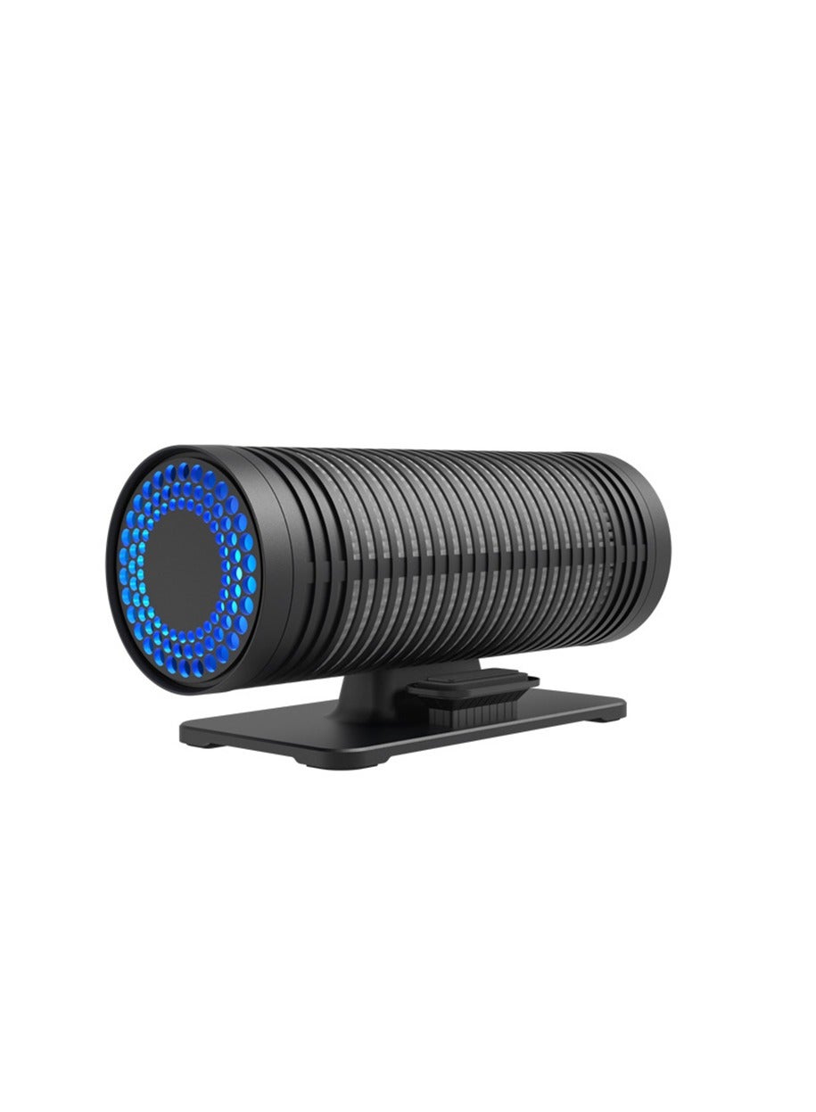 Compare Car Air Purifier, Small Air Purifier for Car Bedroom Pet, HEPA Mini Air Purifier with 3 Stages Air Purification, Dual Fan, Desktop Air Purifier for Removing Dust Pet Dander Black at KSA Price