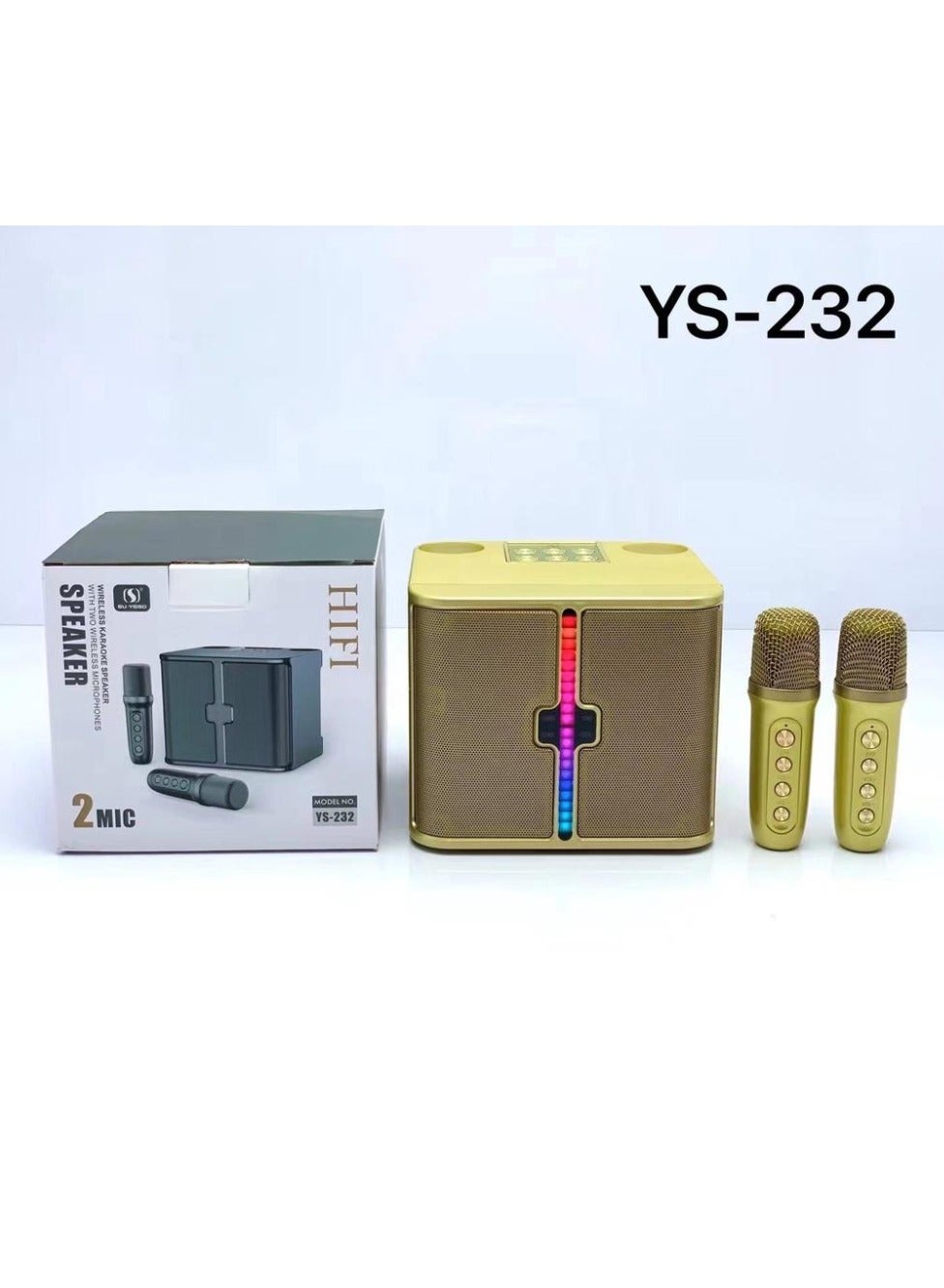 YS-232 Light Wireless Karaoke Speaker Small Stereo…