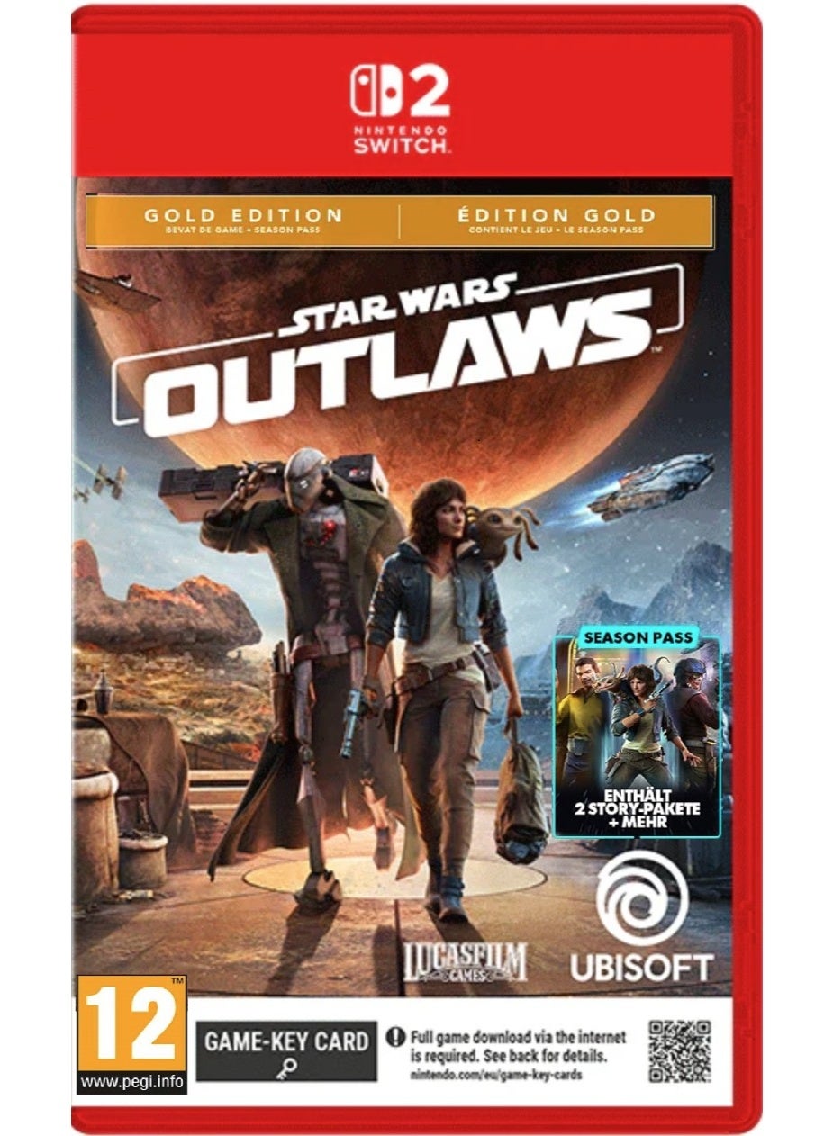 Compare Star Wars Outlaws Gold Edition  Nintendo Switch 2 Season PassMultilanguage  Nintendo Switch at KSA Price