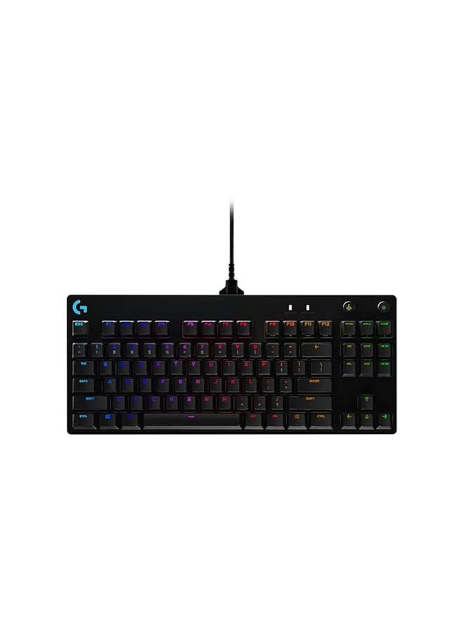 Compare Logitech G PRO Mechanical Gaming Keyboard, Ultra Portable Tenkeyless Design, Detachable Micro USB Cable, 16.8 Million Color LIGHTSYNC RGB backlit keys  Black I 920009392 at KSA Price
