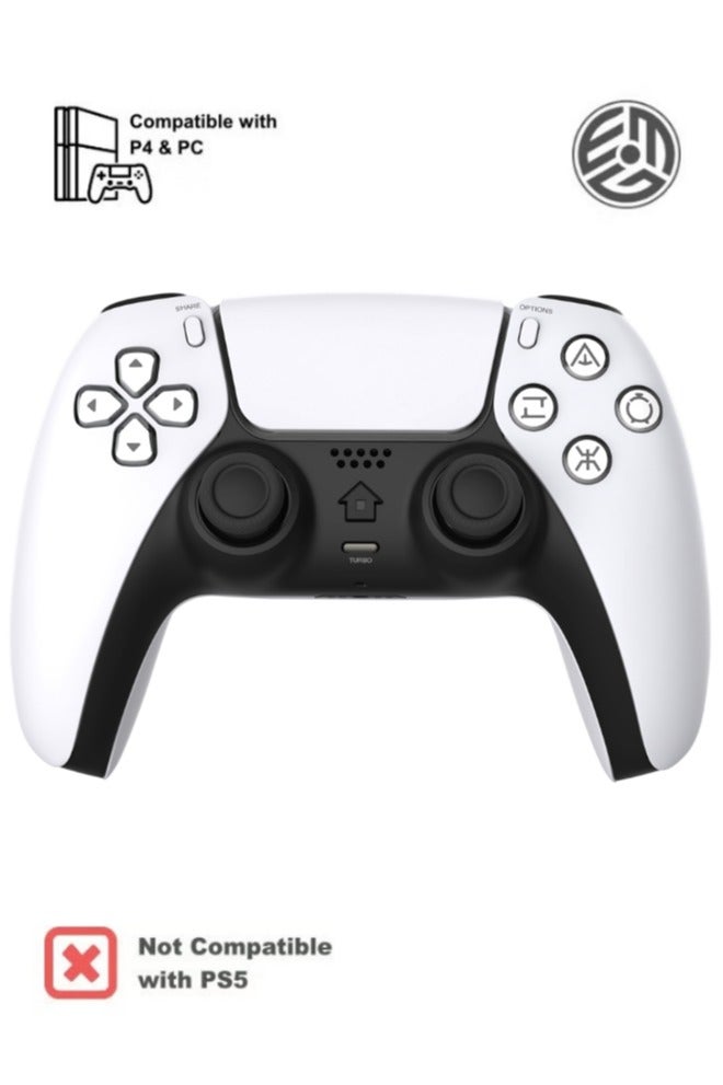 Compare Replacement Wireless PS4 Controller with 3.5mm Audio Dual Vibration, 6Axis Gyro with Touchpad, Lightbar at KSA Price