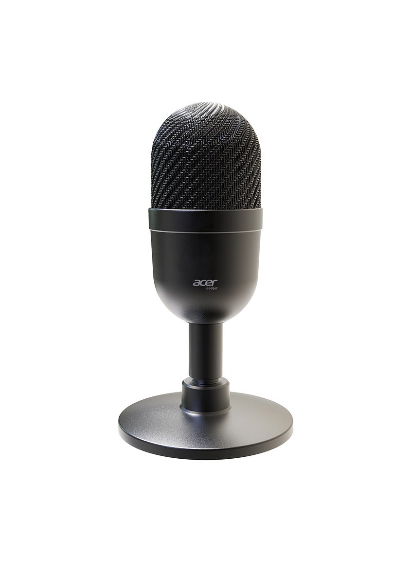 Compare USB Broadcasting Microphone  HD Voice, Professional Recording Quality, UltraCompact, Digital Decoding, Frosted Metal, Black at KSA Price