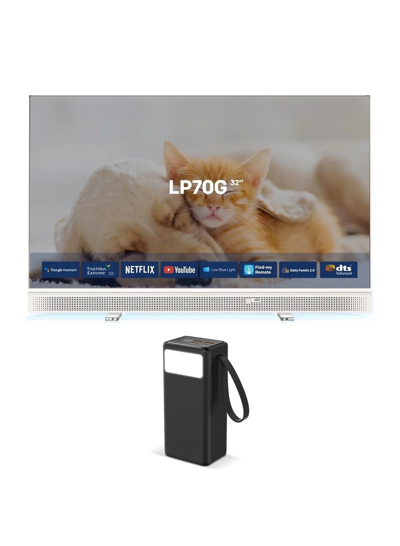 32 Inch Portable Full HD Android TV with…