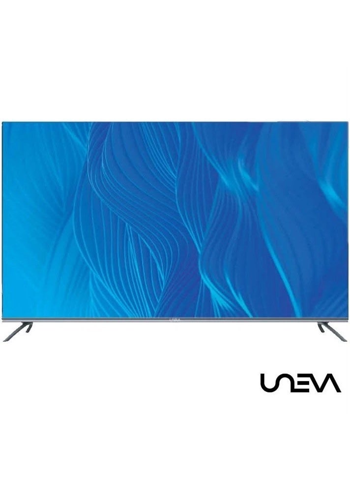 Compare UNEVA 50 Inch QLED 4K Ultra HD Smart TV, Android 11, Dolby Audio, WiFi, Bluetooth, Frameless Design – 50QClassMFT2S202 at KSA Price