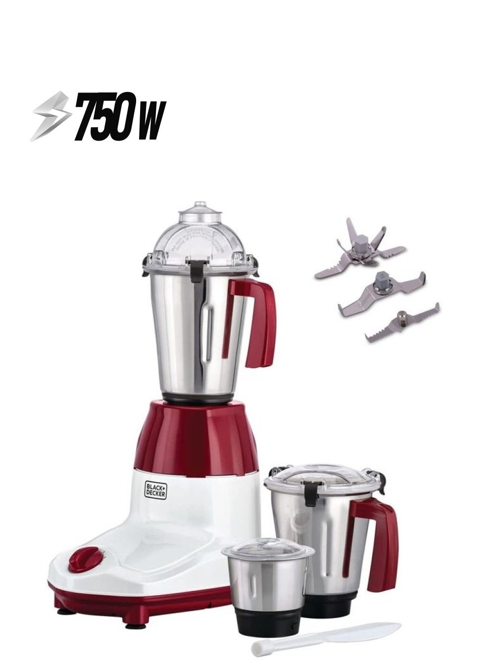 3-in-1 Multifunctional Mixer Grinder with 3 Jars…