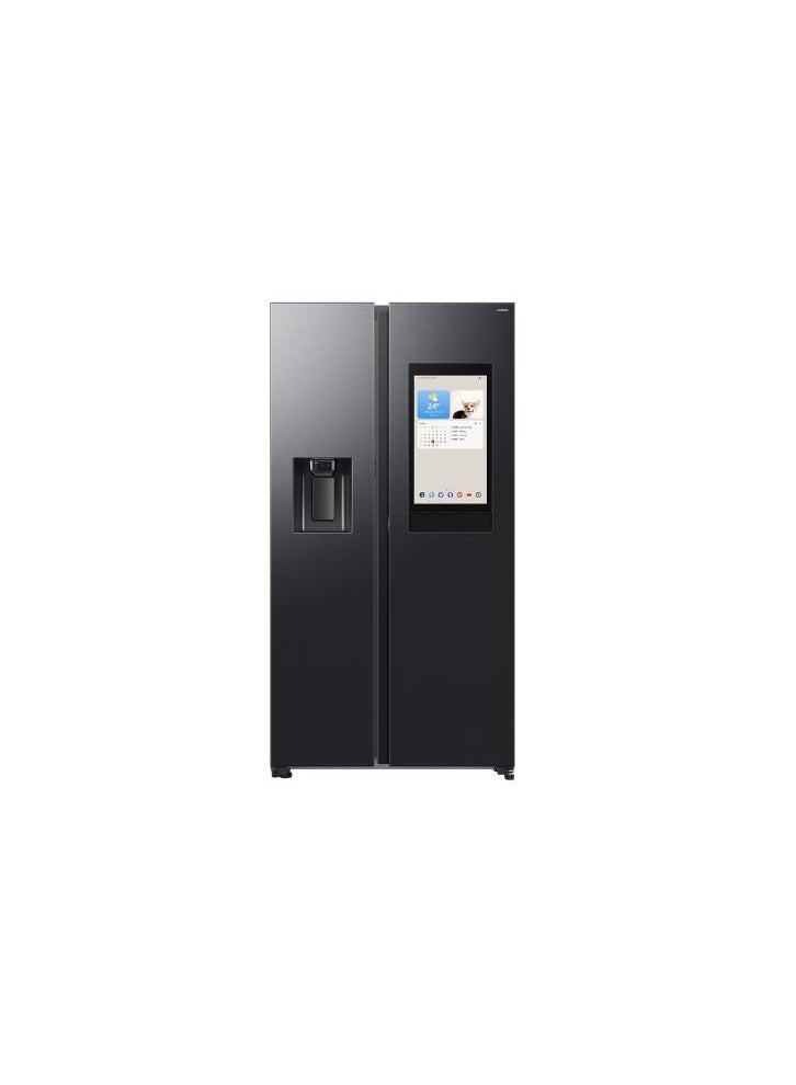 Compare Bespoke AI SidebySide Refrigerator Family Hub 614L RS90F66B1FAE Black at KSA Price