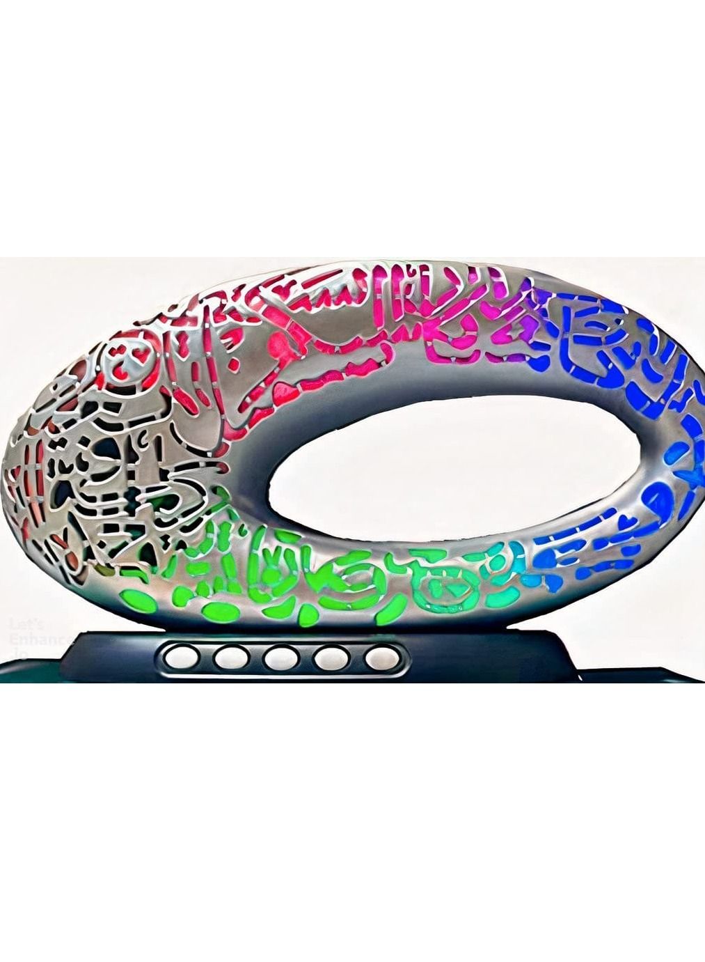 Compare Quran Speaker With Azan Colorful Light – SilverBlack at KSA Price