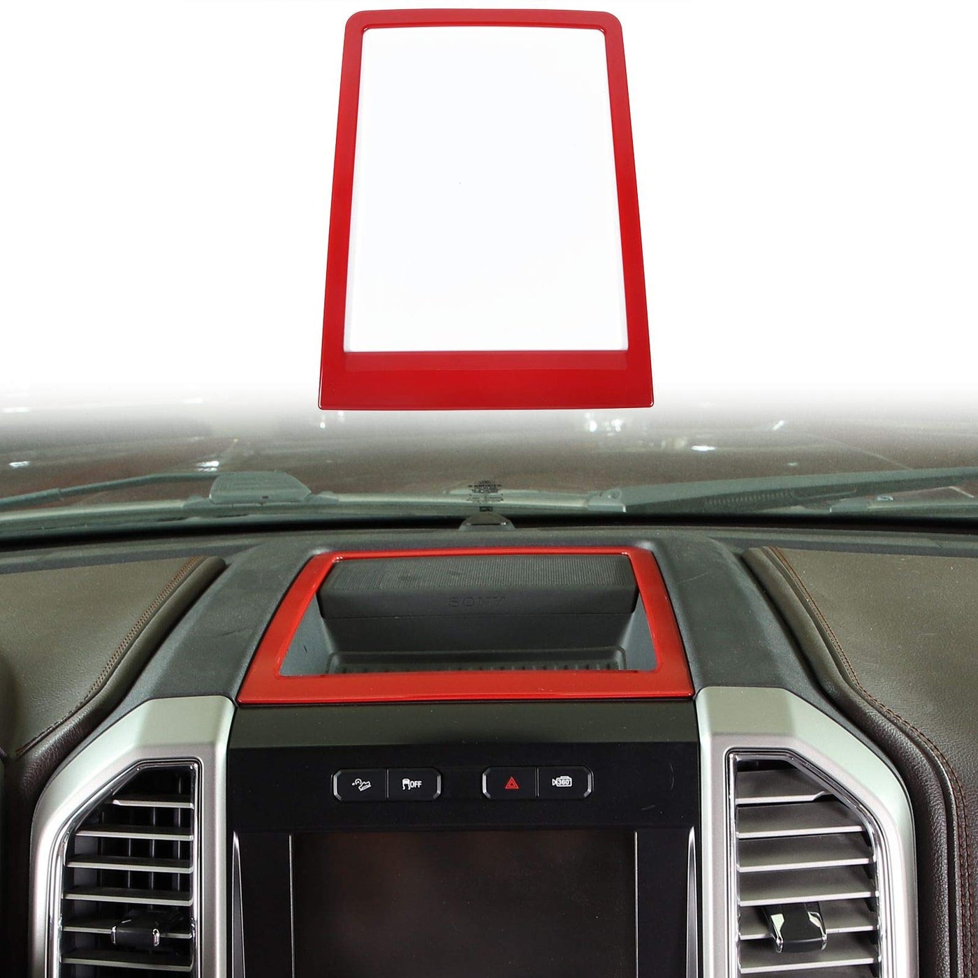 Compare Voodonala for F150 Central Control Storage Compartment Bin Dashboard Frame Trim for 20152020 Ford F150 Interior Accessories ABS Red at KSA Price
