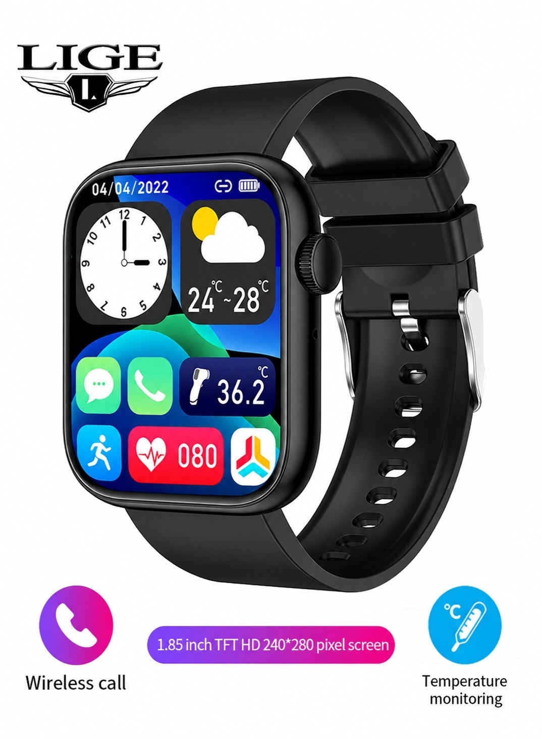 Top Brand Fashion QX 7 Smartwatch For…
