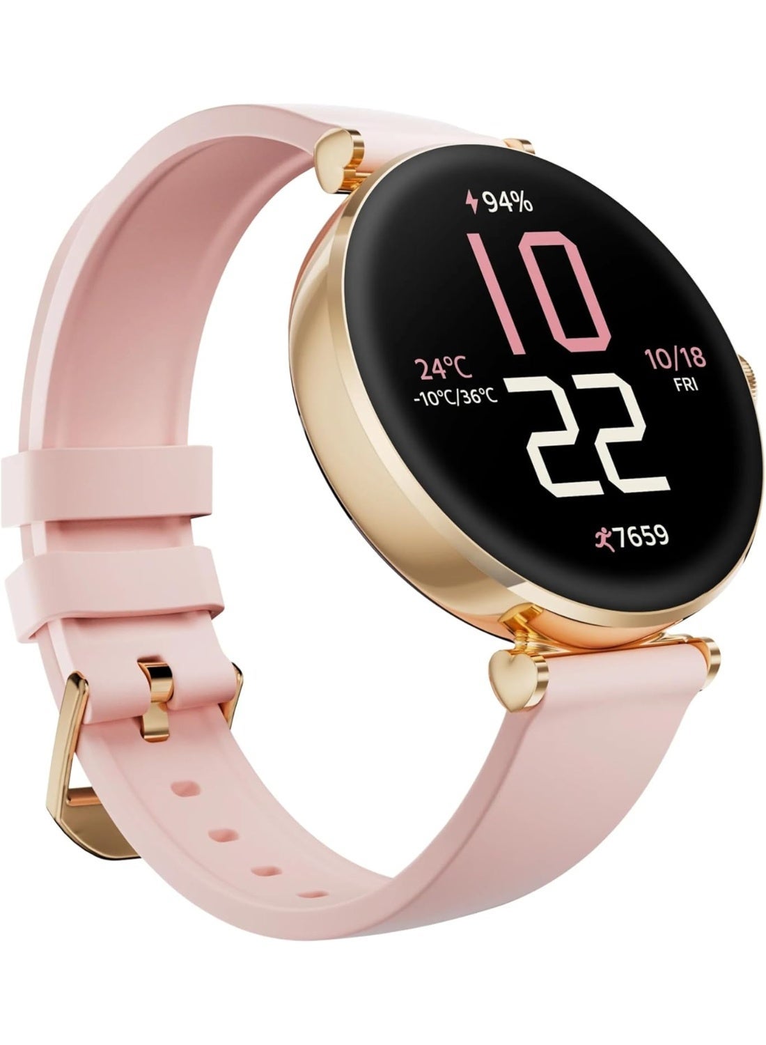 Compare Kieselect Pura Lady Smart Watch with Dual Strap  Gold at KSA Price