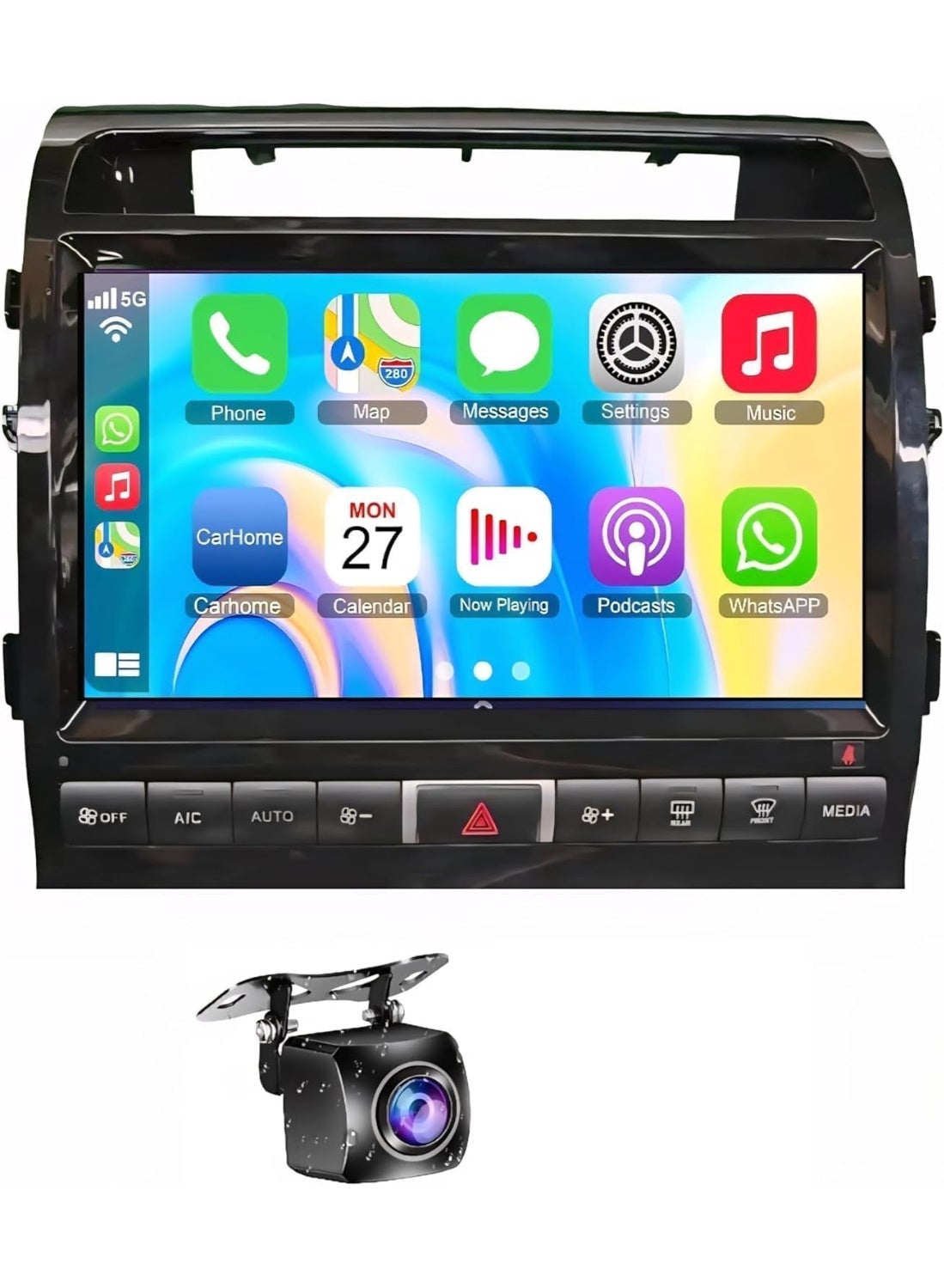 Compare Android Car Stereo for Toyota Land Cruiser VXR 20072015 Support Carplay, Mirror Link WiFi BT, Radio GPS, 10 Inch IPS Screen with AHD Camera and ABC Harness TYPE at KSA Price