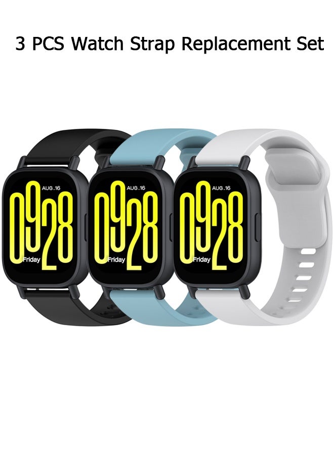 3 Pcs Silicone Strap Compatible with Redmi Watch…