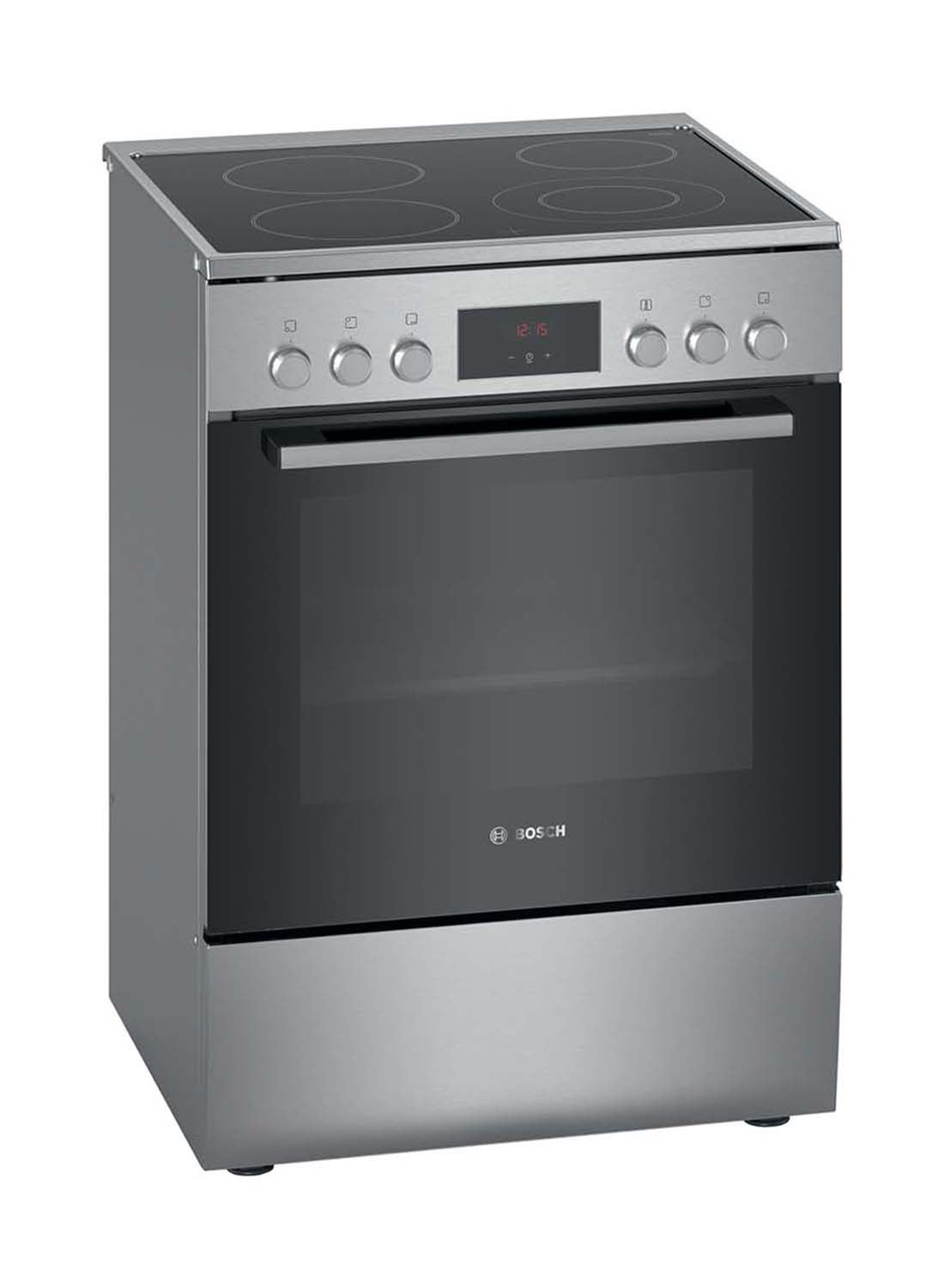 Compare 60x60 cm, Free Standing Electric Cooker, Series 4, GlassCeramic Cooktop, EcoClean Direct program, German Engineering Cooking Range, HKQ38A150M Stainless Steel HKQ38A150M Stainless Steel at KSA Price