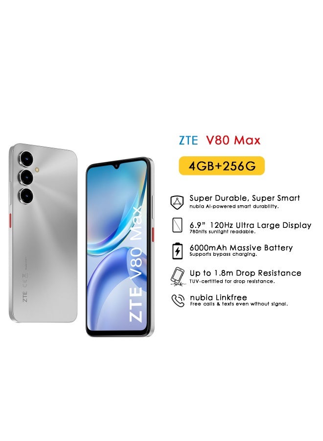 V80 Max Dual SIM Stellar Silver 4+10GB RAM…