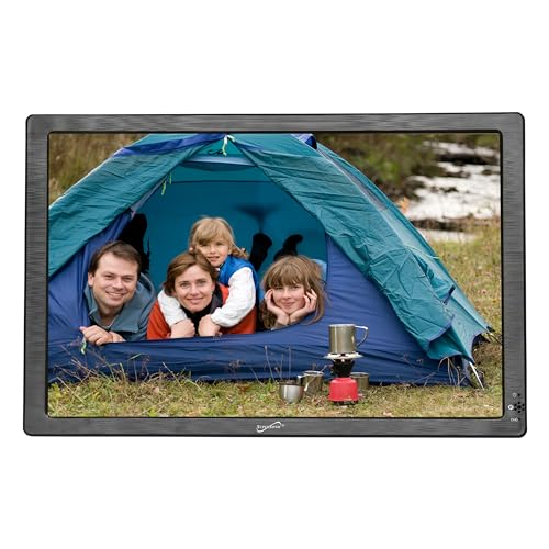 Supersonic SC-2812 12-inch Portable LED TV,…