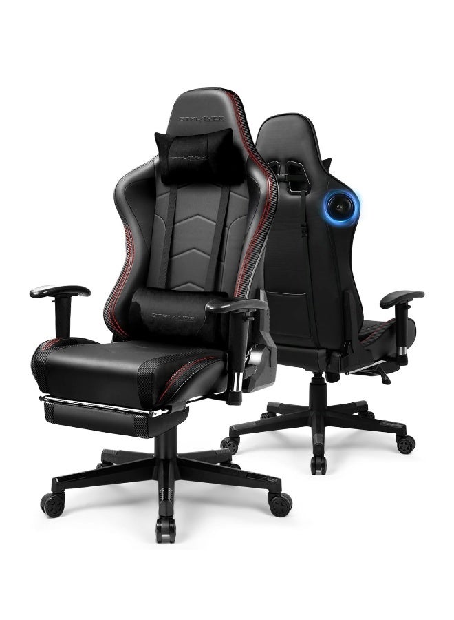 GTPLAYER Gaming Chair with Dual Bluetooth Speakers,…