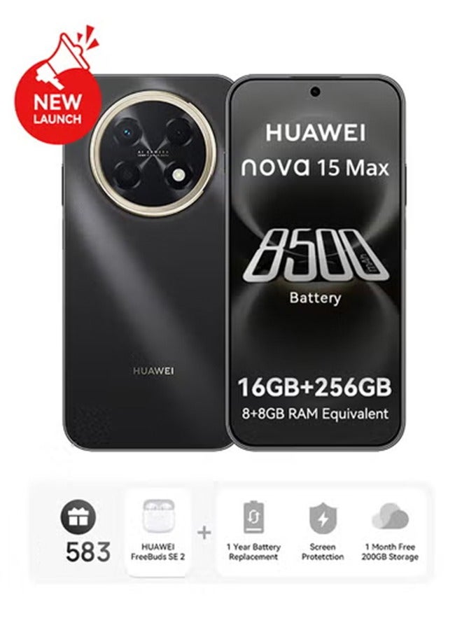 nova 15 Max Dual SIM Golden Black 8+8GB RAM…